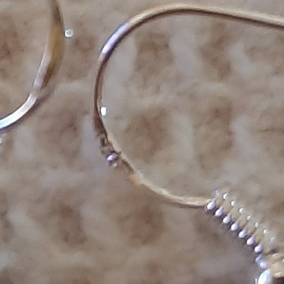 Kyanite and Moonstone Drop Earrings - Picture 3 of 3